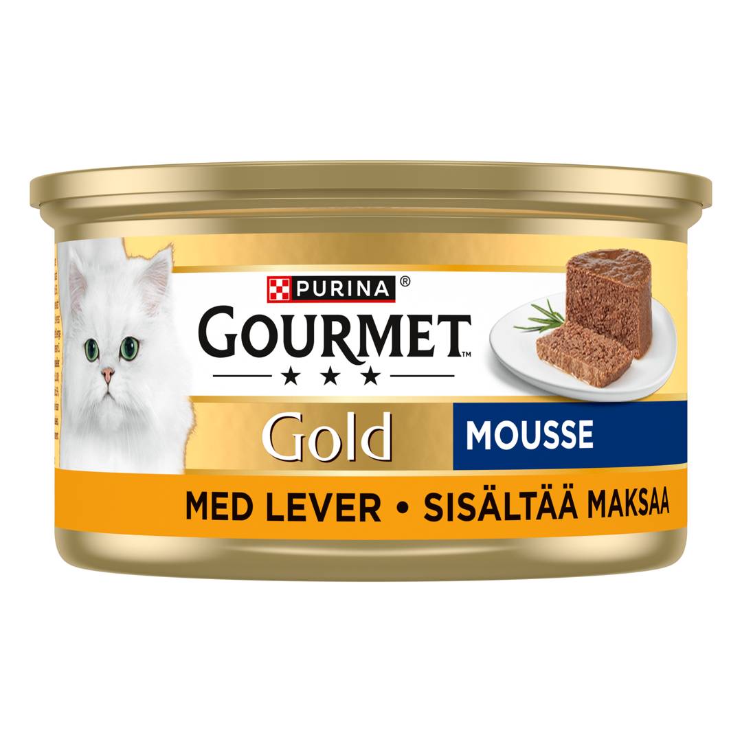 GOURMET GOLD, mousse med lever, 85g burk