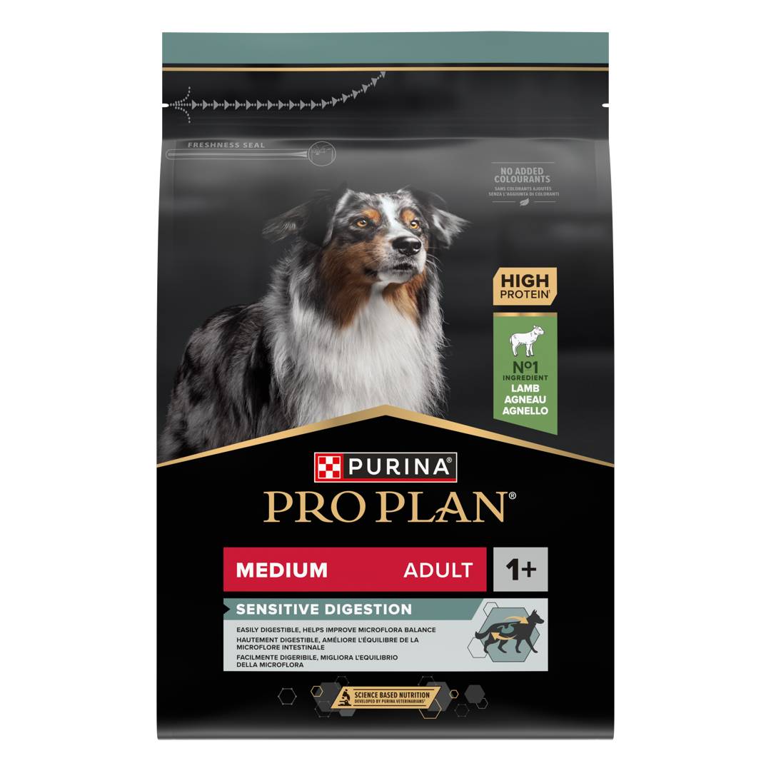 PURINA® PRO PLAN® Sensitive Digestion rik på lamm