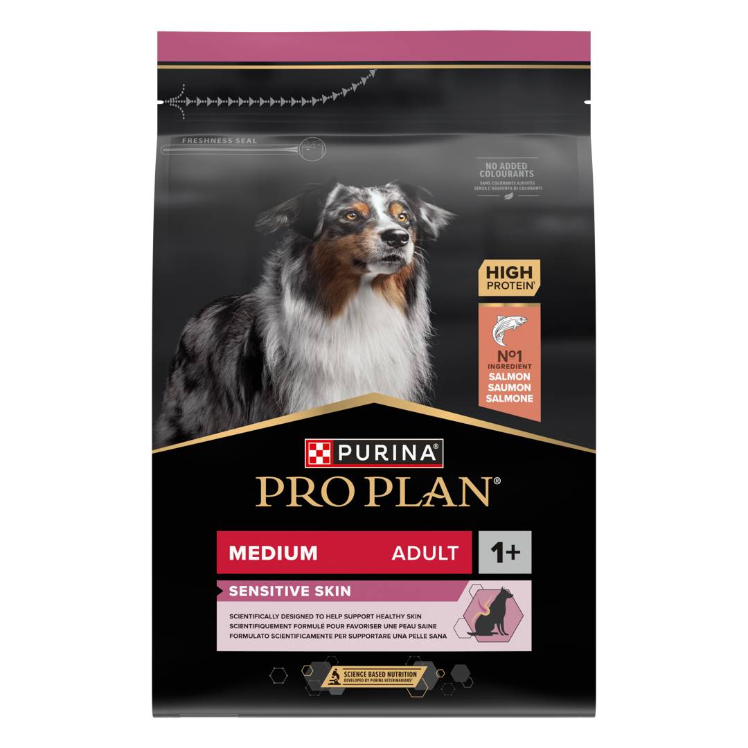 PURINA® PRO PLAN® Sensitive Skin rik på lax