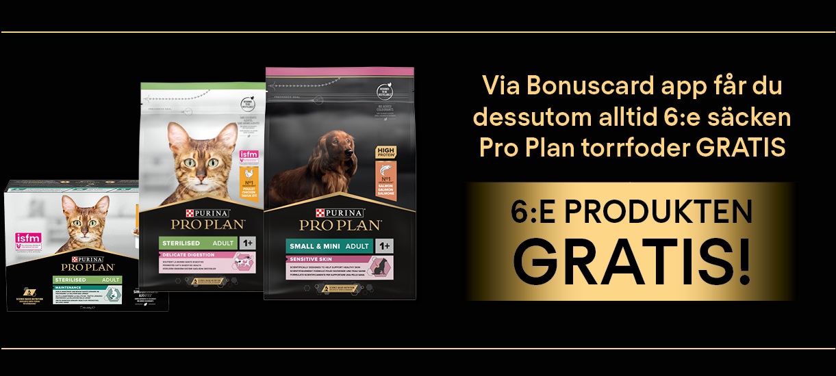 Pro Plan bonuscard