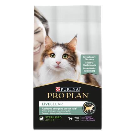 PRO PLAN® LIVECLEAR® för Steriliserad Vuxen Katt 1+ år
