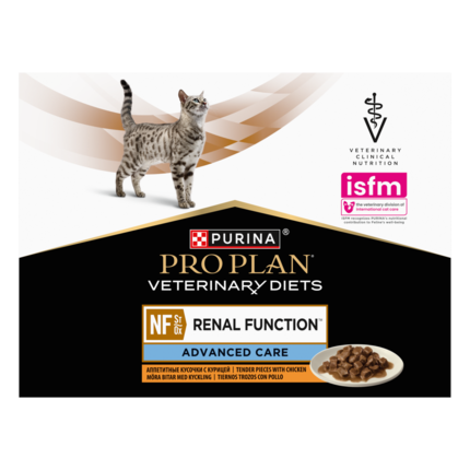 PRO PLAN® VETERINARY DIETS NF Renal Function Advanced Care våtfoder rikt på kyckling