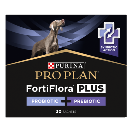 PRO PLAN® FortiFlora PLUS Probiotika + Prebiotika för hundar