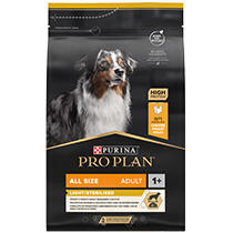 PRO PLAN® All Sizes Adult Light/Sterilised Rik på Kyckling
