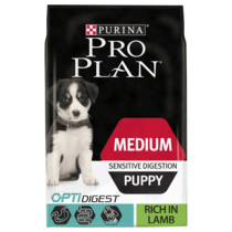 PRO PLAN® Medium Puppy Sensitive Digestion Rik på Lamm