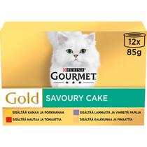 GOURMET® Gold Savoury Cake med Ox, Kyckling, Kalkon & Lamm