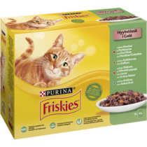 Friskies® Adult Flerpack påsar med kött, fisk och grönsaker i gelé