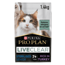 PRO PLAN® LIVECLEAR® för Steriliserad Senior Katt 7+ år