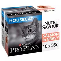 PRO PLAN® HOUSECAT NUTRISAVOUR möra bitar av Lax i sås