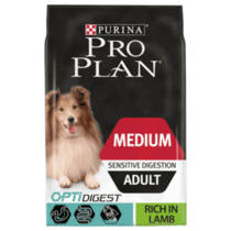 PRO PLAN® Medium Adult Sensitive Digestion Rik på Lamm