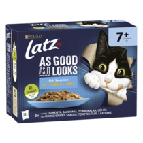 Latz® As Good As It Looks Senior Fish Selection i géle