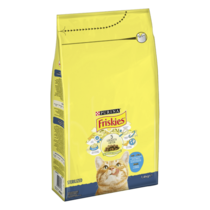 Friskies® Sterilized med en välsmakande mix av Lax och Tonfisk med Grönsaker