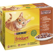 Friskies® Adult med Kyckling, Lamm, Lax, Tonfisk i sås, storpack