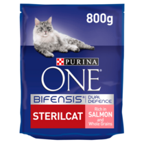PURINA ONE® Sterilcat Katt, Rik på Lax och Vete