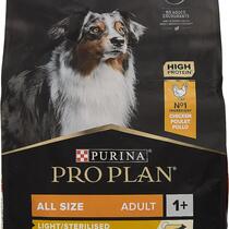 PRO PLAN ALL SIZES ADULT Light Sterilised Dog Chicken 3kg teaser