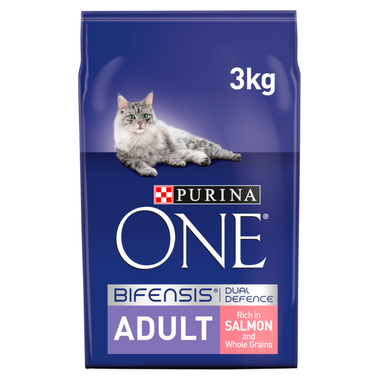 PURINA ONE® Adult Katt Rik på Lax och Fullkorn