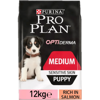 PRO PLAN® Medium Puppy Sensitive Skin Rik på Lax