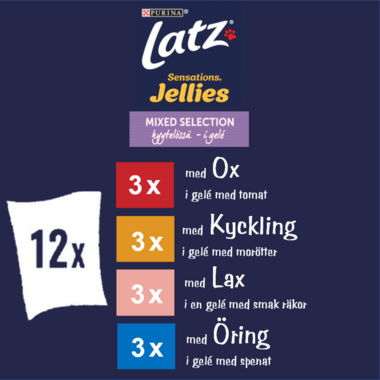 Latz® Sensations Jellies Mixed Selection i géle