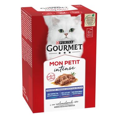 GOURMET® Mon Petit Fish Variety med Tonfisk, Lax & Öring