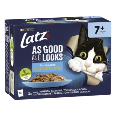 Latz® As Good As It Looks Senior Fish Selection i géle