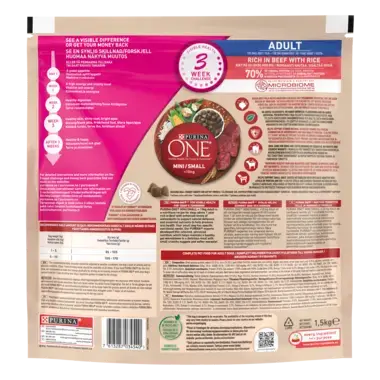 purina one small dog