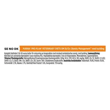 PURINA® PRO PLAN® VETERINARY DIETS OM Obesity Management®