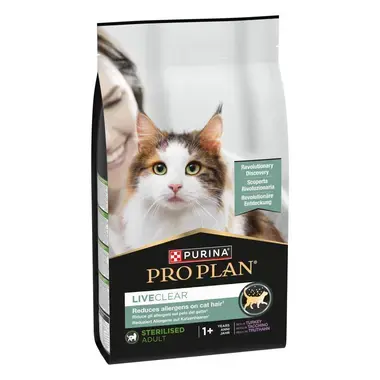 PURINA® PRO PLAN® LiveClear för vuxna katter