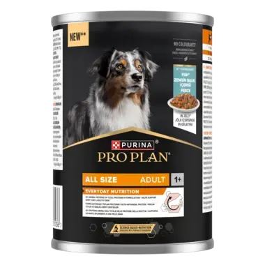 PURINA® PRO PLAN® All size Adult  Rikt på Fisk i Gelé (Våtfoder)