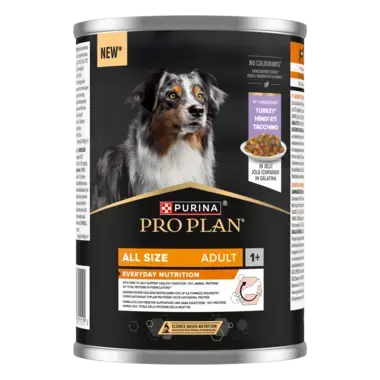 PURINA® PRO PLAN® All size Adult  Rikt på Kalkon i Gelé (Våtfoder)