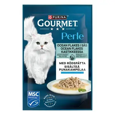 GOURMET® Perle Ocean Flakes i sås Rödspätta