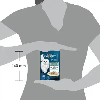 GOURMET® Perle Ocean Flakes i sås Rödspätta