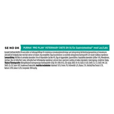 PRO PLAN® Veterinary Diets EN St/Ox Gastrointestinal våtfoder rikt på lax