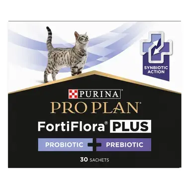 PRO PLAN® FortiFlora PLUS Probiotika + Prebiotika för katter
