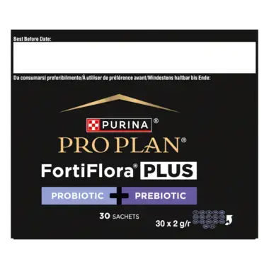 PRO PLAN® FortiFlora PLUS Probiotika + Prebiotika för hundar