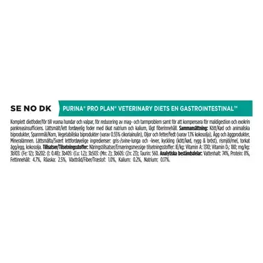 PRO PLAN® VETERINARY DIETS EN Gastrointestinal Mousse för hundar
