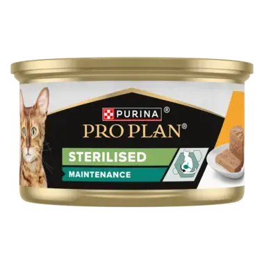 PRO PLAN® Sterilised Maintenance Mousse rikt på kyckling