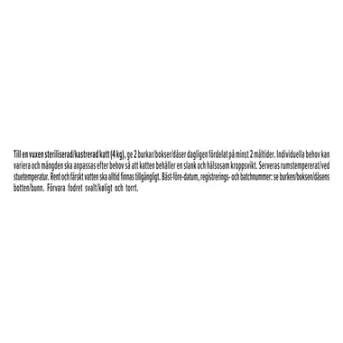 PRO PLAN® Sterilised Maintenance Mousse rikt på kyckling