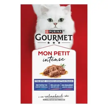 GOURMET® Mon Petit Fish Variety med Tonfisk, Lax & Öring