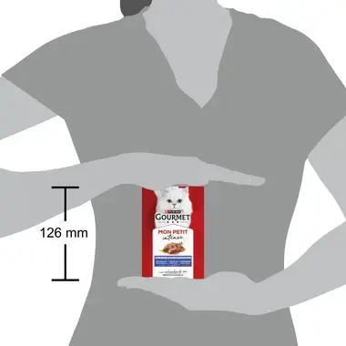 GOURMET® Mon Petit Fish Variety med Tonfisk, Lax & Öring