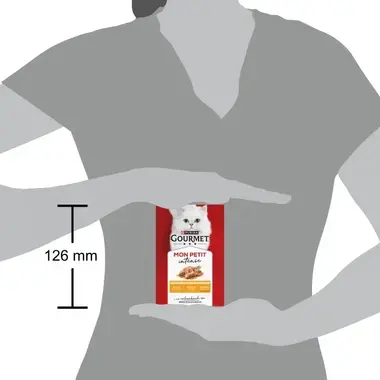 GOURMET™ Mon Petit Meaty Variety med Anka, Kyckling & Kalkon