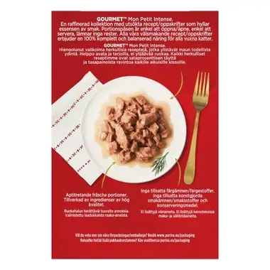 GOURMET™ Mon Petit Meaty Variety med Anka, Kyckling & Kalkon