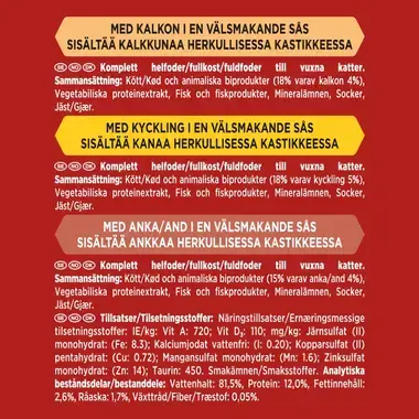 GOURMET™ Mon Petit Meaty Variety med Anka, Kyckling & Kalkon