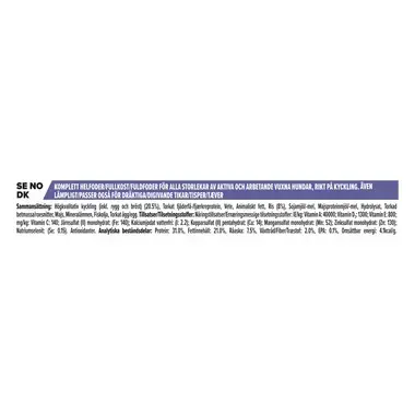 PURINA PRO PLAN® All Sizes Adult Dog Protein & Energy rikt på Kyckling