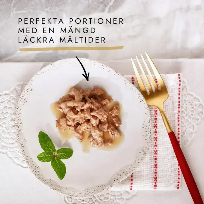 GOURMET® Mon Petit Meaty Variety med Ox, Kalv & Lamm