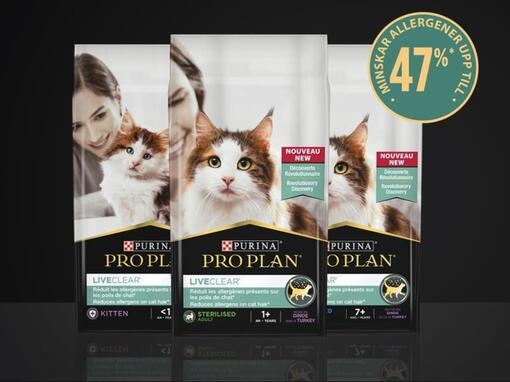 Pro Plan Liveclear produkter