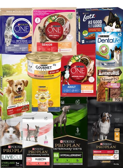 Alla Purina-märken