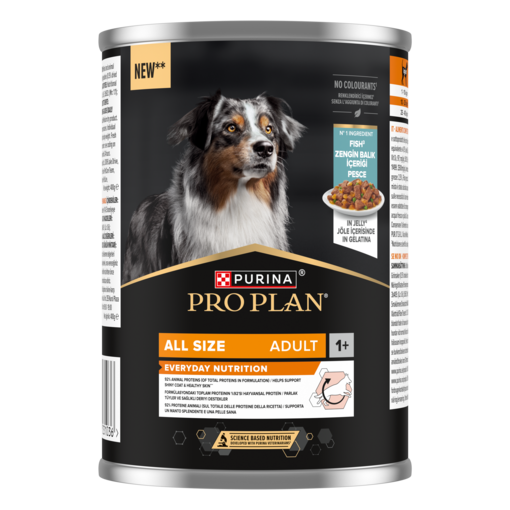 PURINA® PRO PLAN® All size Adult  Rikt på Fisk i Gelé (Våtfoder)