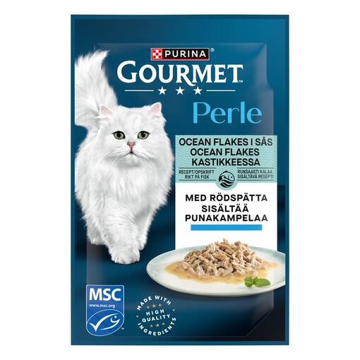 GOURMET® Perle Ocean Flakes i sås Rödspätta