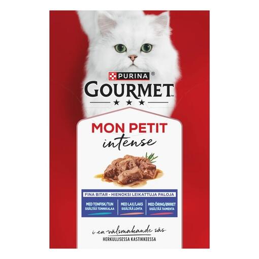 GOURMET® Mon Petit Fish Variety med Tonfisk, Lax & Öring
